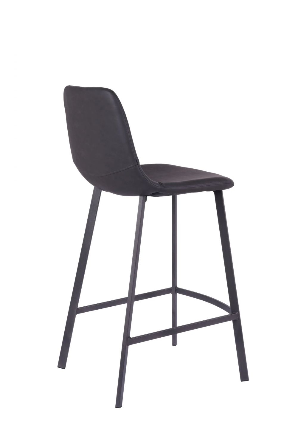 Product photograph of Set Of 2 Ryan Vintage Black Pu Counter Stool from Choice Furniture Superstore.